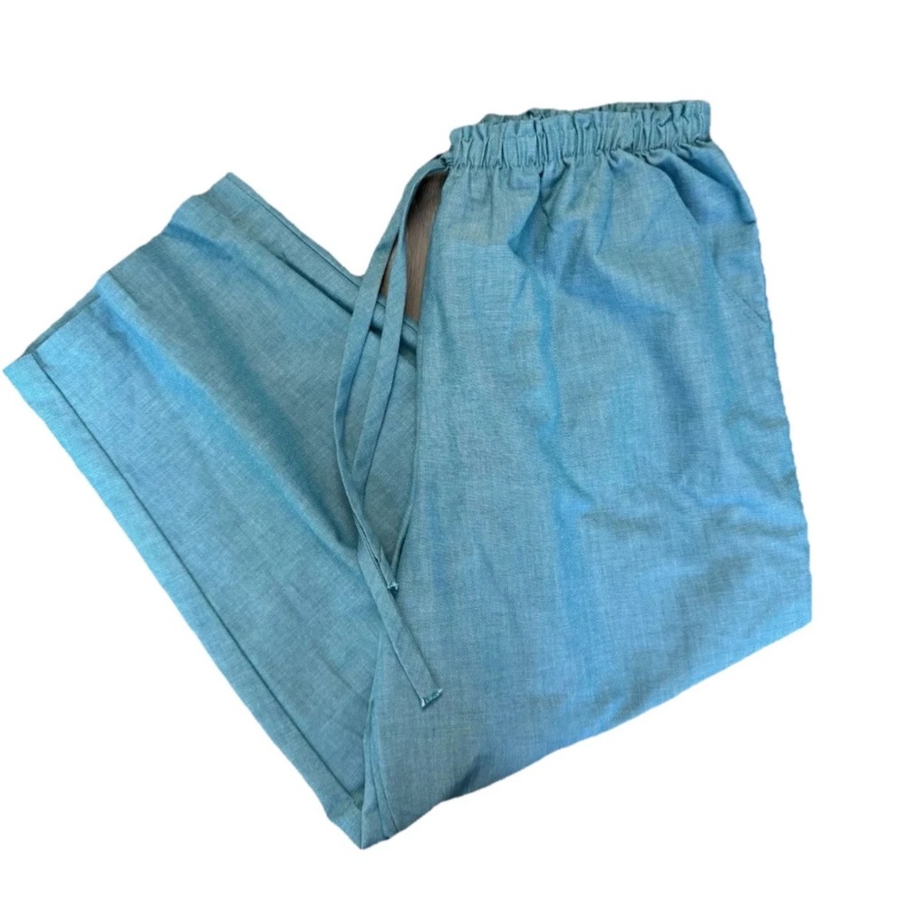 Act III light‎ blue women’s straight leg draw string pants size 20W-VTG 1980s
